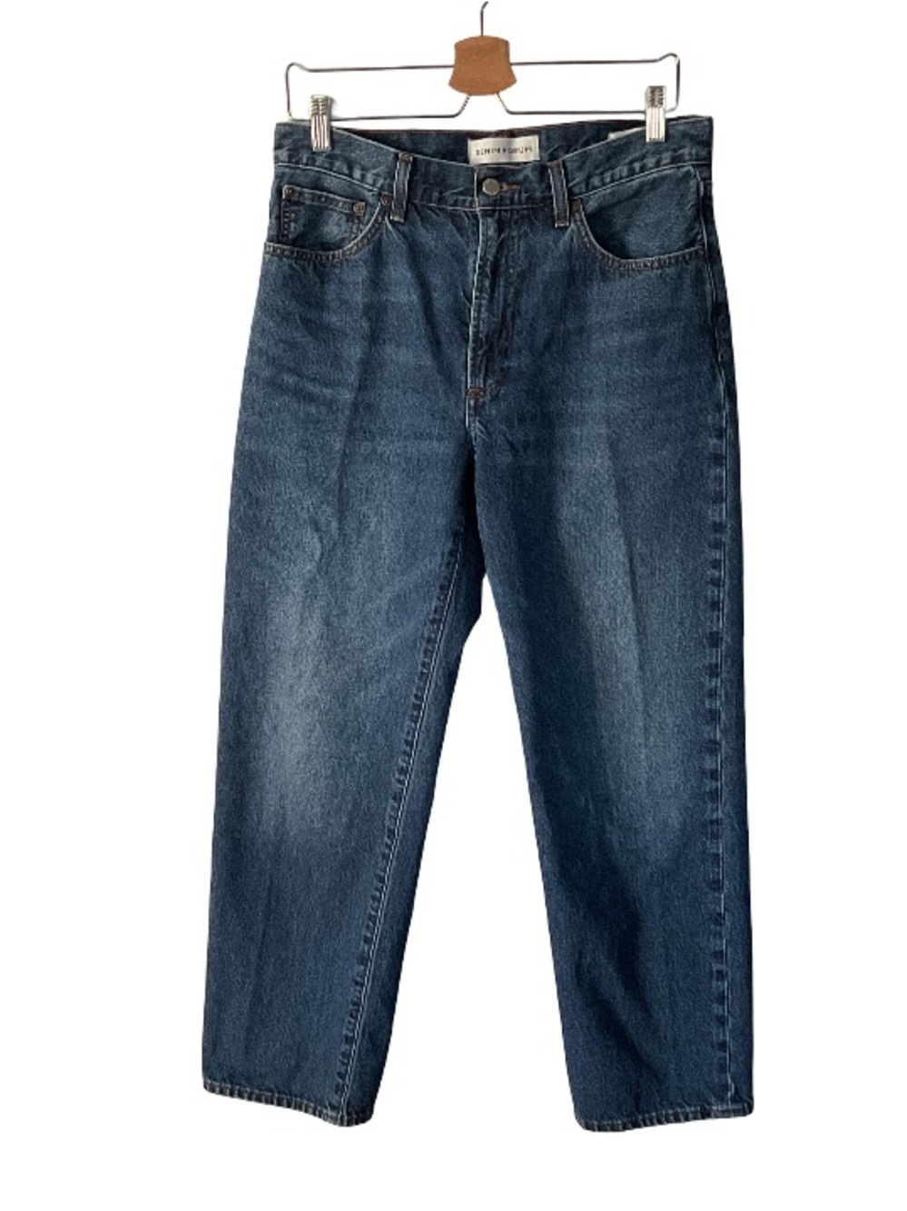 Denim Forum The '90s Marlo Hi-Rise Baggy Jean, size 29 - Picture 6 of 16